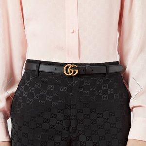 Like new authentic thin Gucci belt